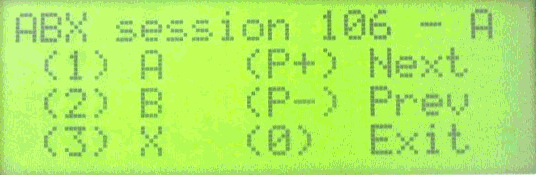 ultranalog: ABX/DBT test case